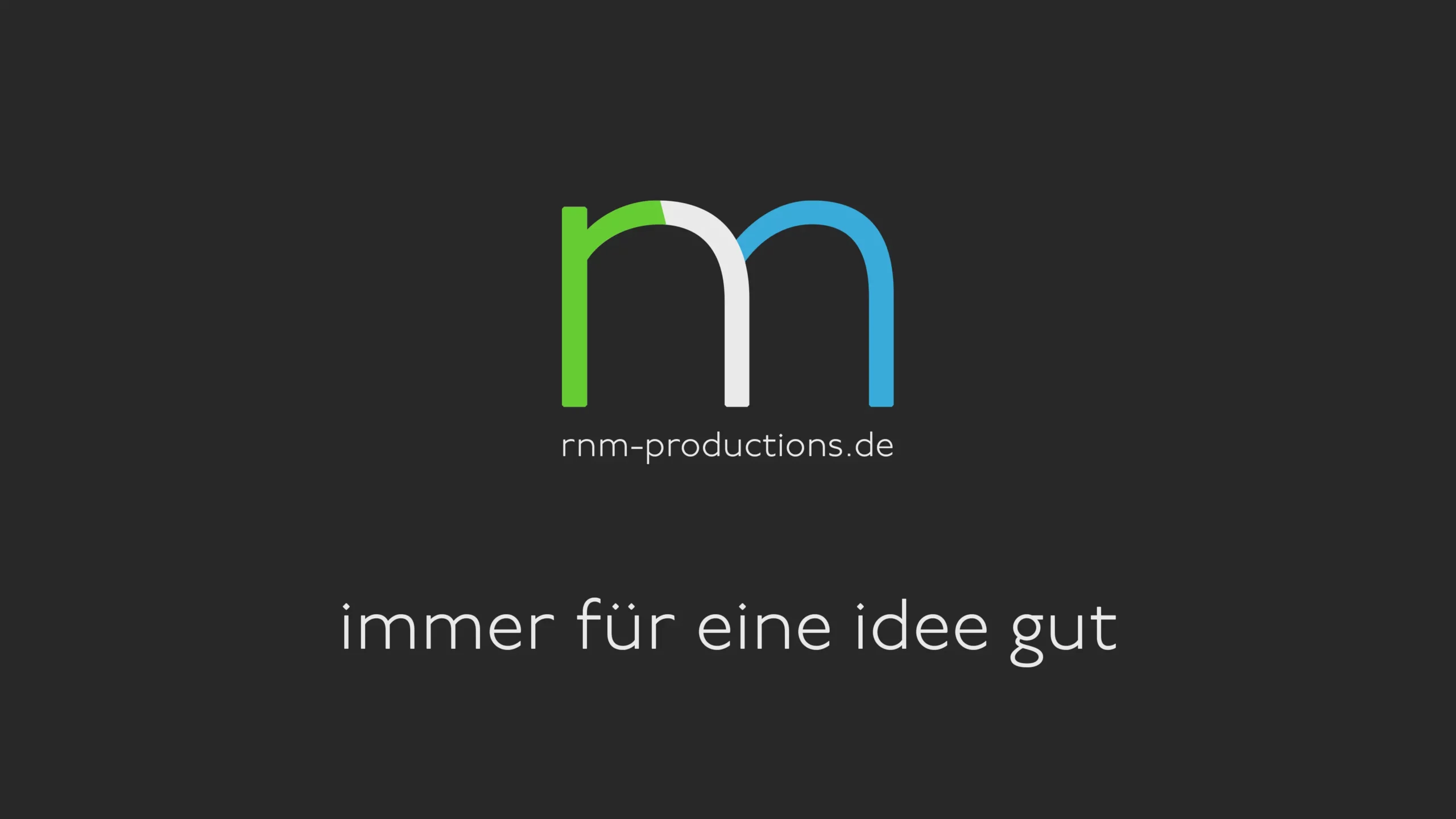 RNM - Logo und Titel - rnm-productions.de - Immer für eine Idee gut